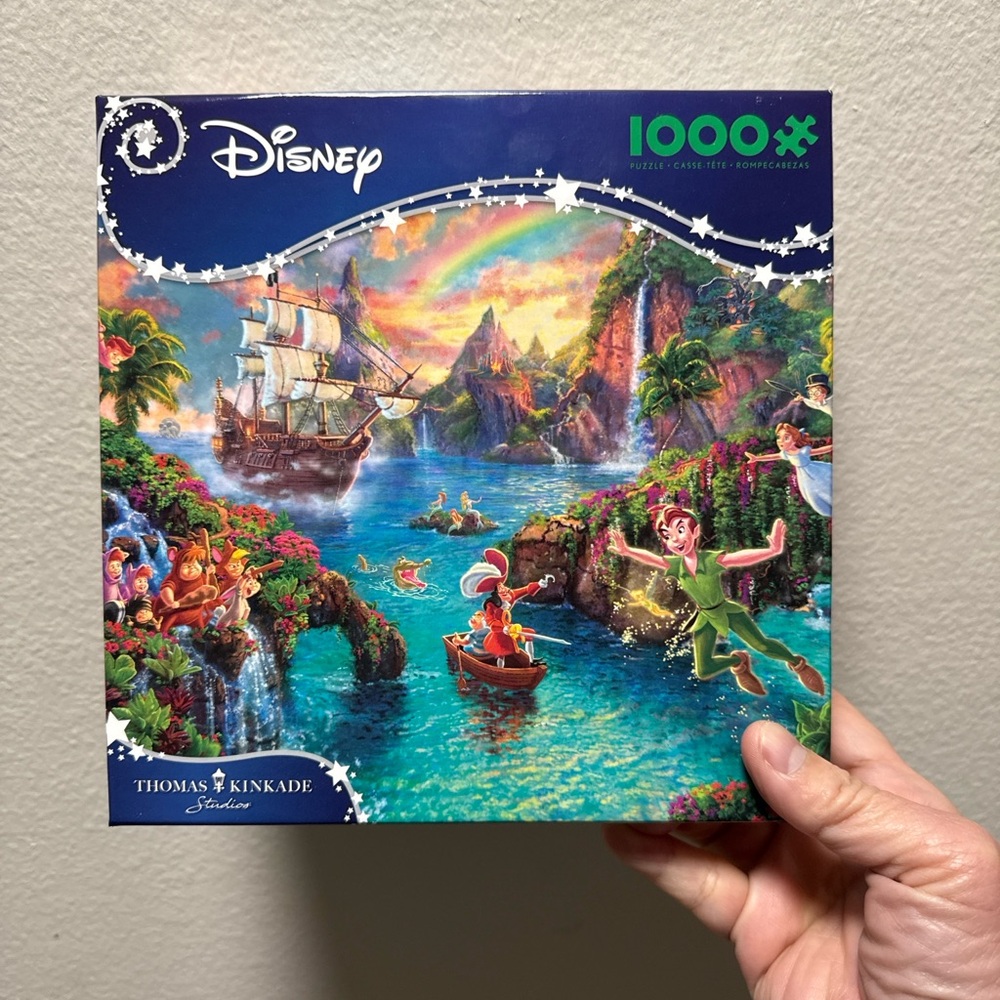 Peter Pan Disney Thomas Kinkade 1000 Piece Puzzle
